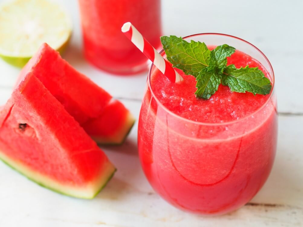 عصير البطيخ المنعش، حلويات صحية في رمضان